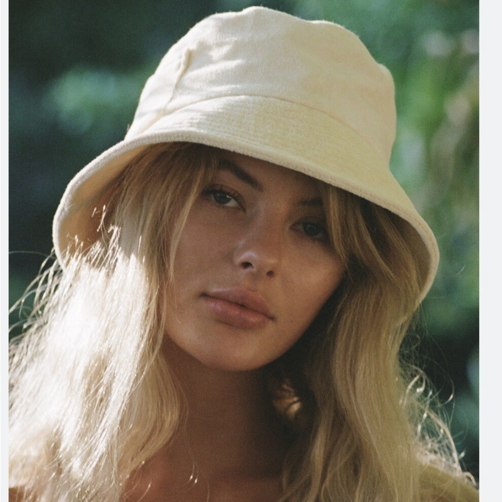 Lack Of Color Cream Bucket Hat